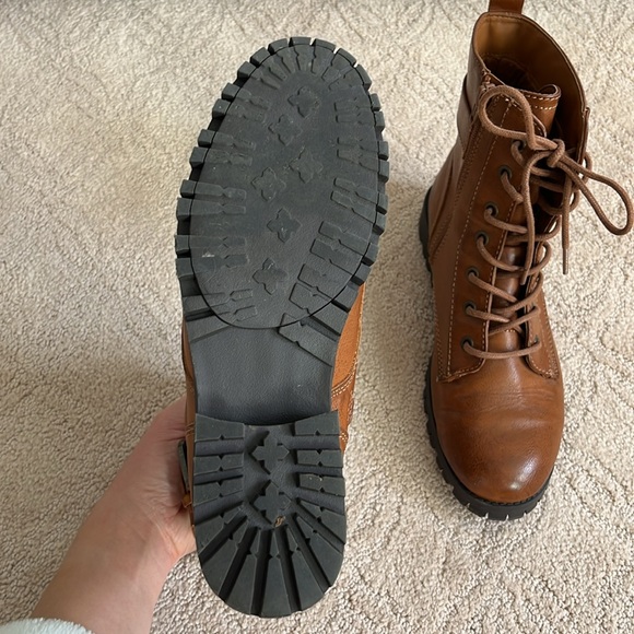 SO Brown Combat Boots - Picture 8 of 9